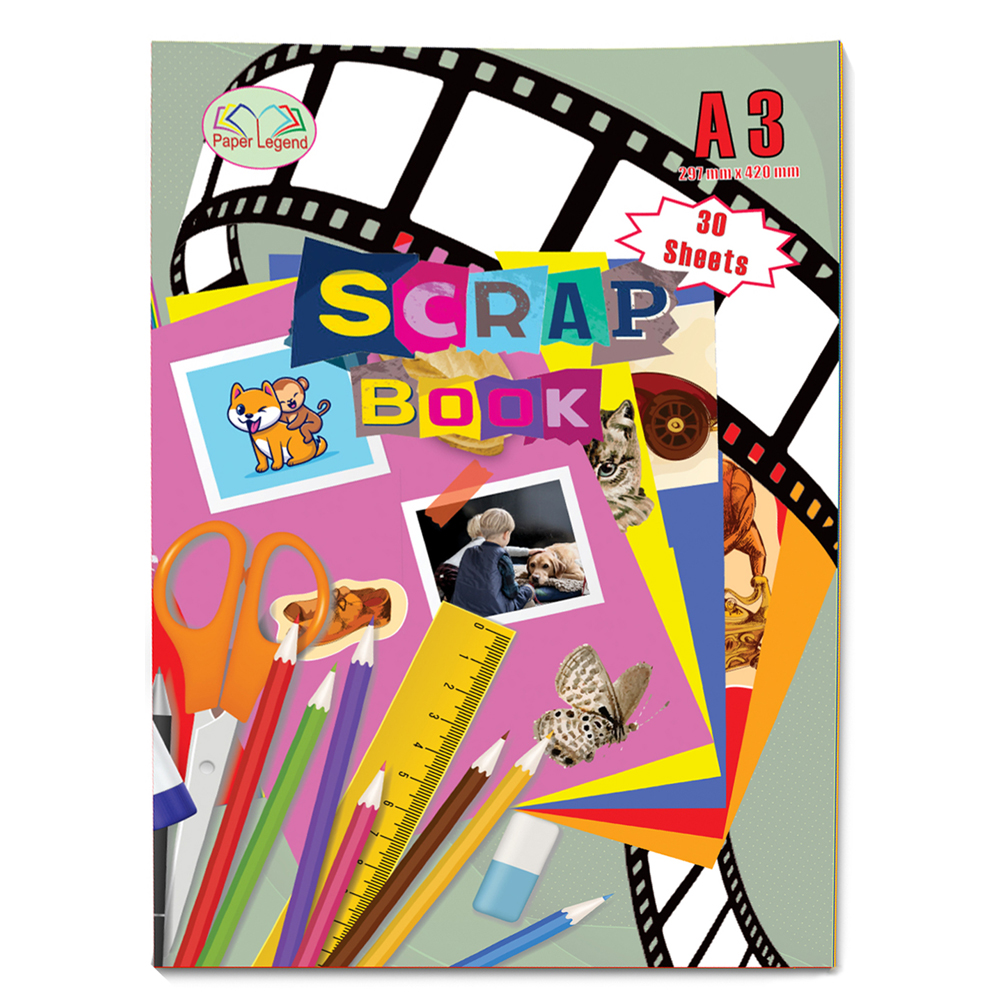 PLG A3 Scrap Book 30 Sheets